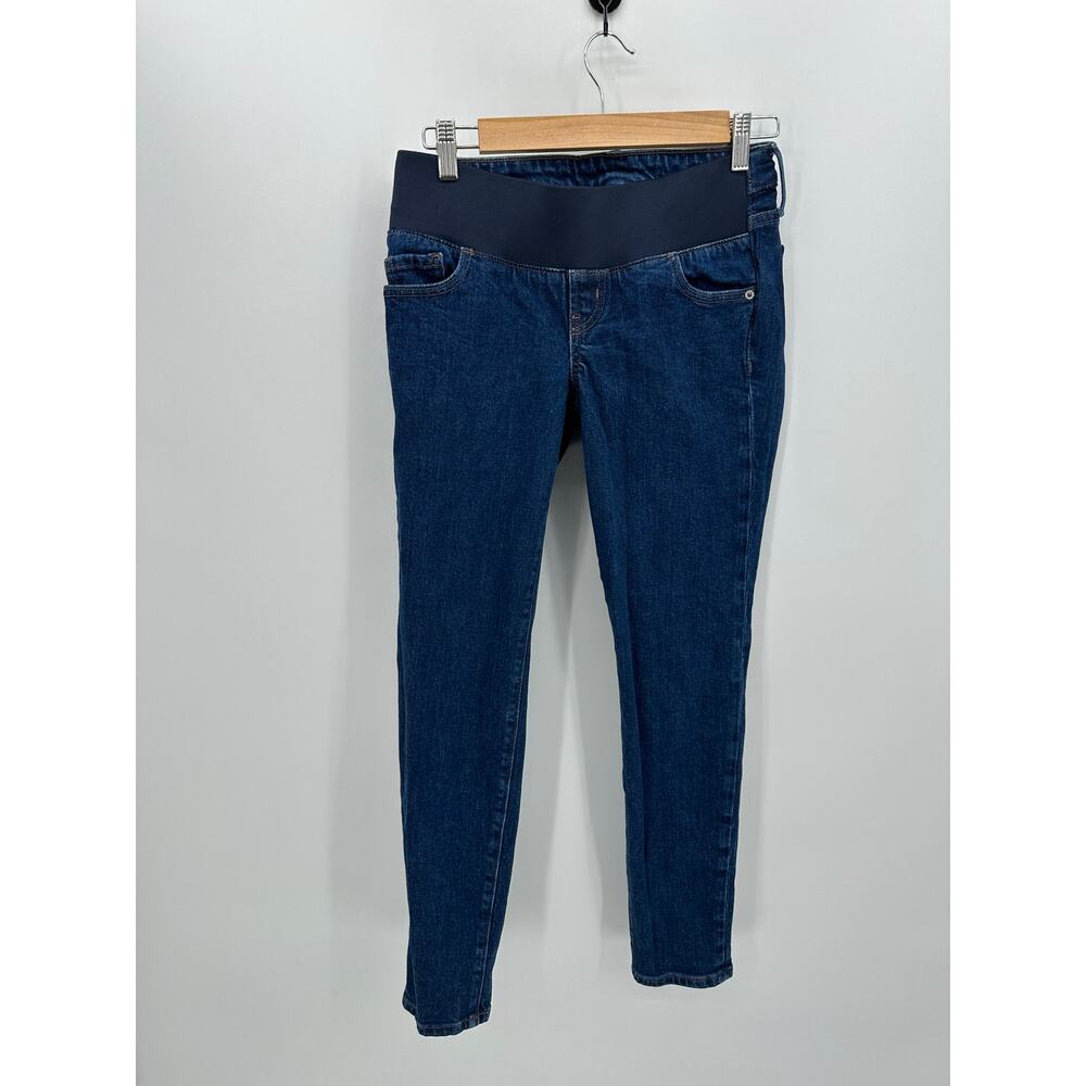 Old Navy Maternity O.G. Straight Jeans Women 0 Front Low Panel Pregnancy